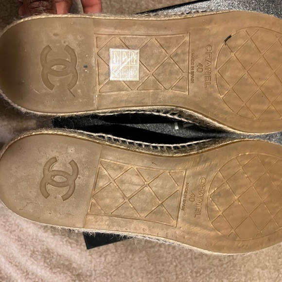 Gently used Chanel espadrilles shoes, worn twice. - Picture 4 of 4
